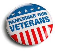 Remember Our Veterans pin