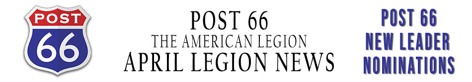 April Legion News